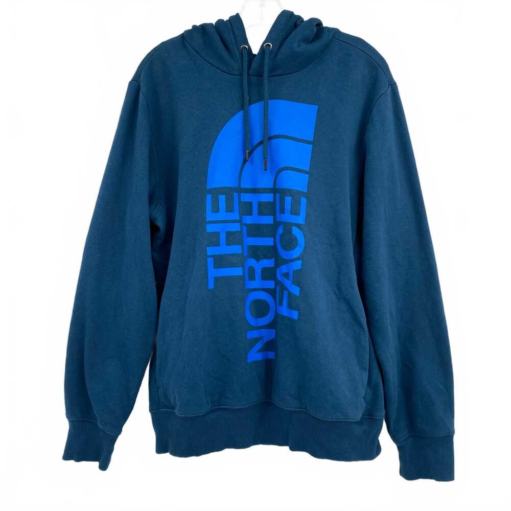 The North Face Blue Logo Hoodie | Mens M